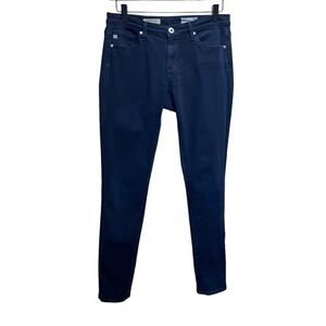 AG Adriano Goldschmied The Legging Ankle Skinny Ankle Jeans Size 27 Black Blue